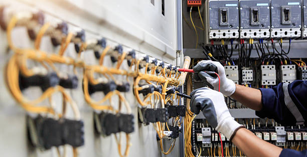 Professional Electrician technician working in Russell, PA